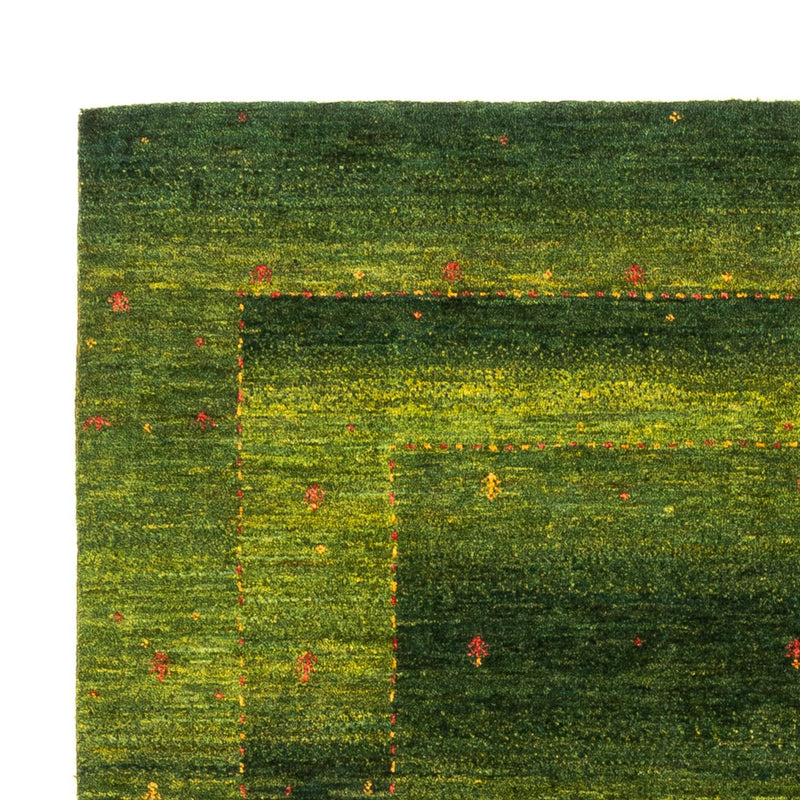 Tapis Gabbeh - Loribaft Persan - 200 x 150 cm - vert