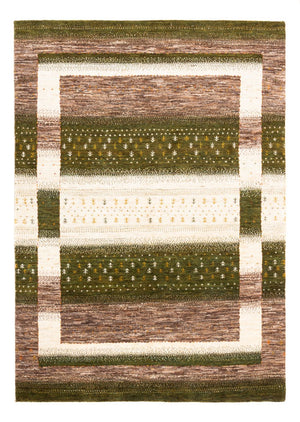 Gabbeh Teppich - Loribaft Perser - 203 x 147 cm - natur