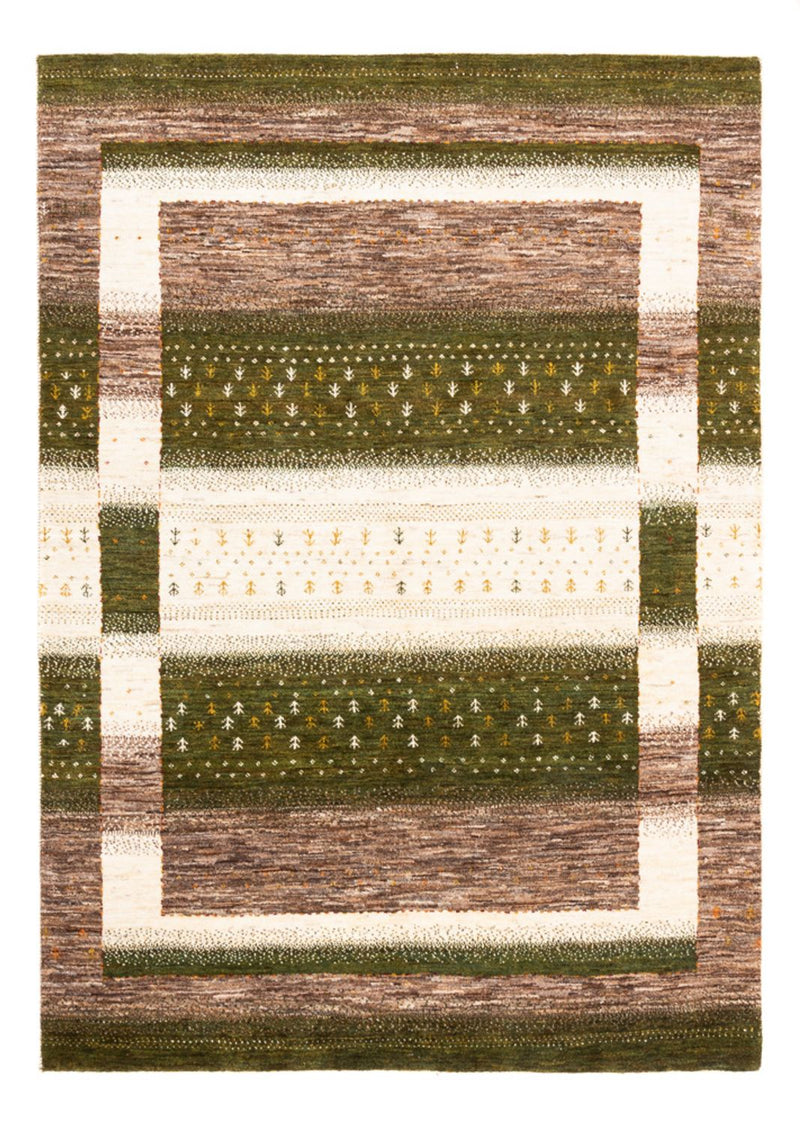 Gabbeh Teppich - Loribaft Perser - 203 x 147 cm - natur