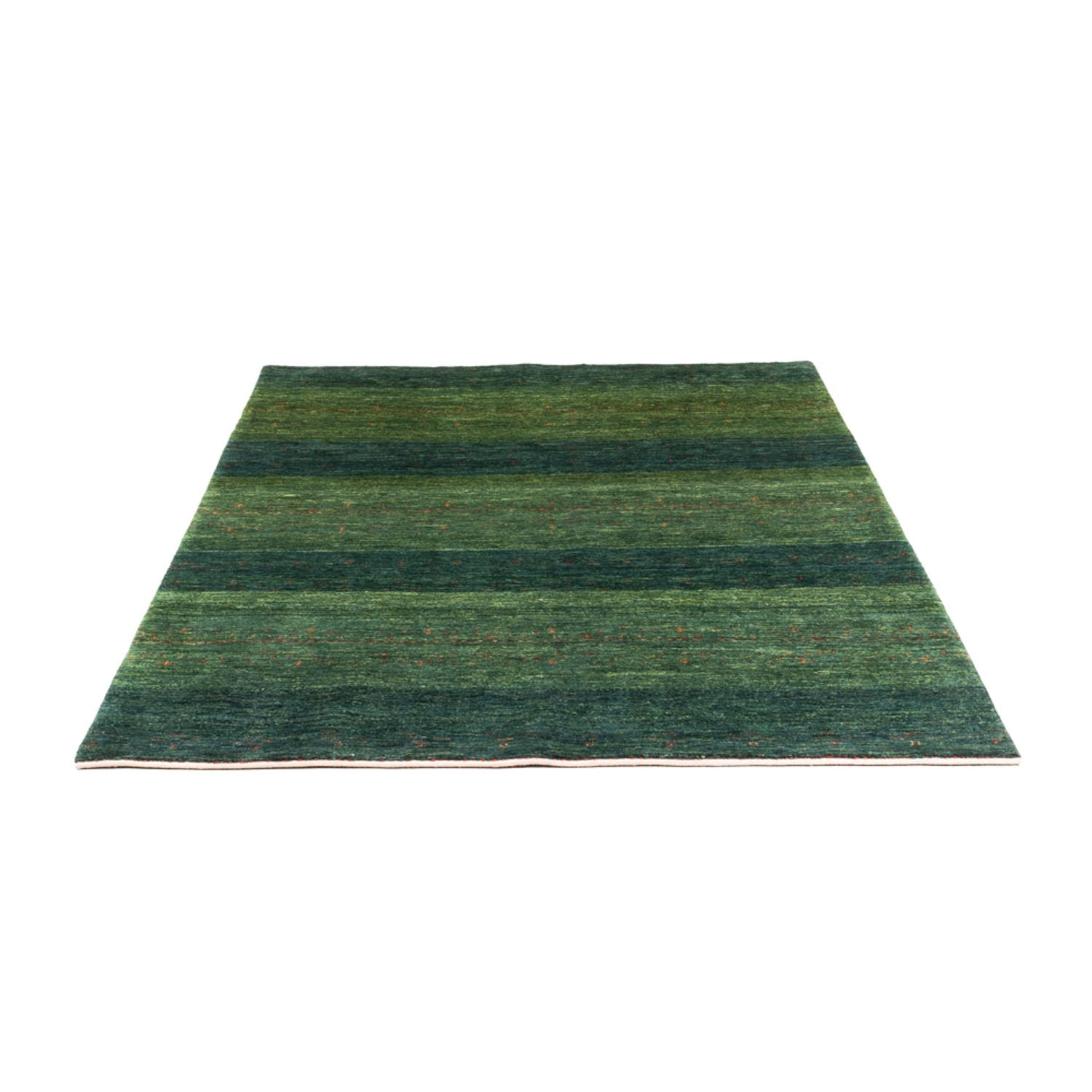 Gabbeh Teppich - Loribaft Perser - 191 x 152 cm - grün