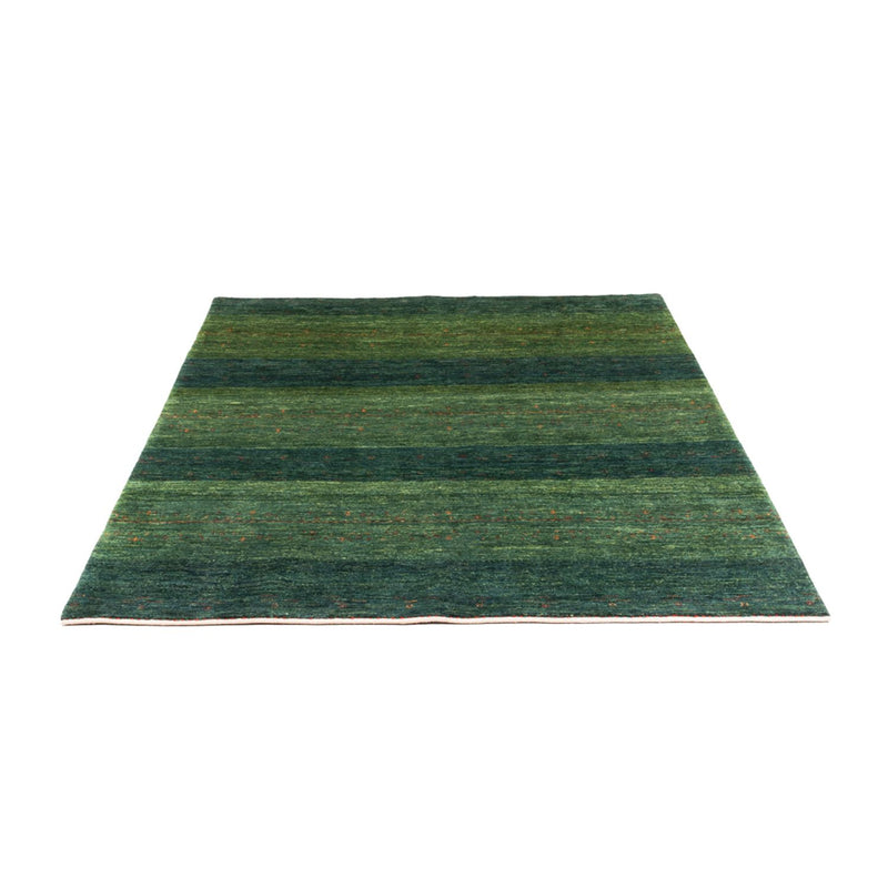 Gabbeh Teppich - Loribaft Perser - 191 x 152 cm - grün