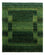 Gabbeh Teppich - Loribaft Perser - 184 x 154 cm - grün