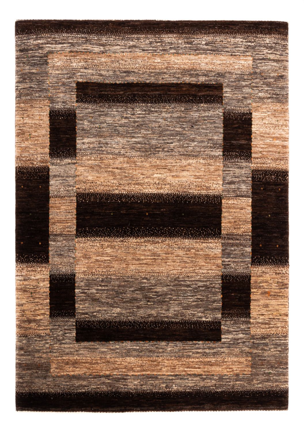 Tapis Gabbeh - Loribaft Persan - 203 x 145 cm - gris
