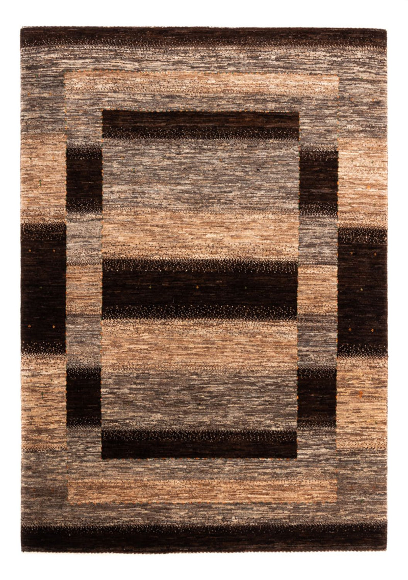 Tapis Gabbeh - Loribaft Persan - 203 x 145 cm - gris