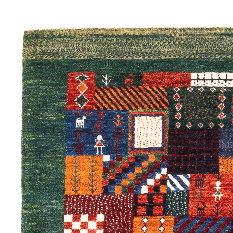 Tapis Gabbeh - Loribaft Persan - Royal - 118 x 83 cm - multicolore