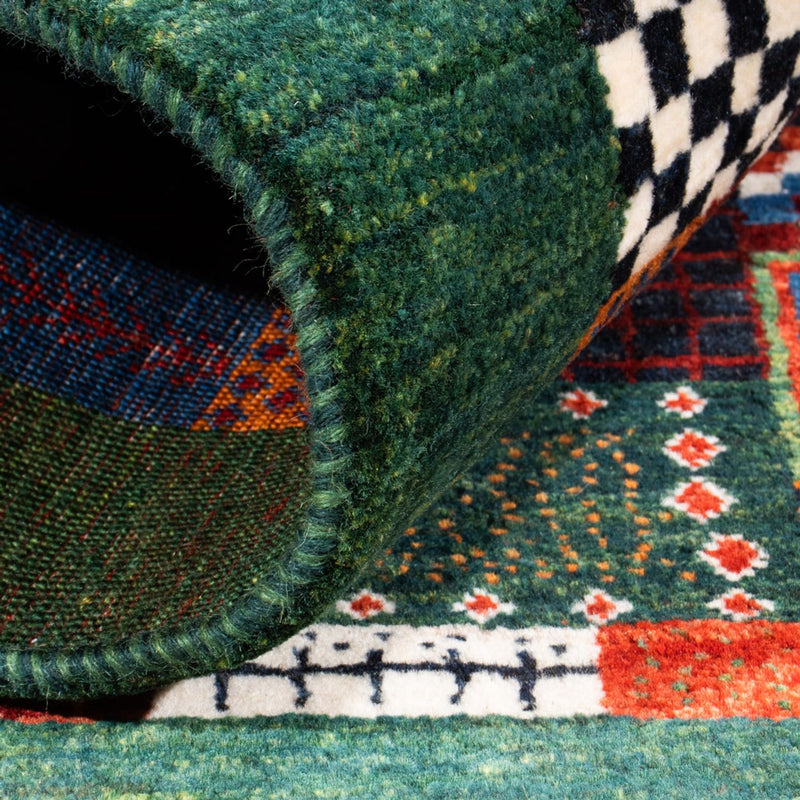 Tapis Gabbeh - Loribaft Persan - Royal - 118 x 83 cm - multicolore