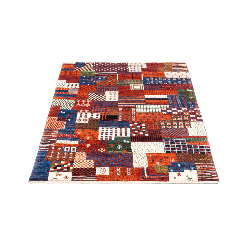 Tapis Gabbeh - Loribaft Persan - Royal - 123 x 80 cm - multicolore