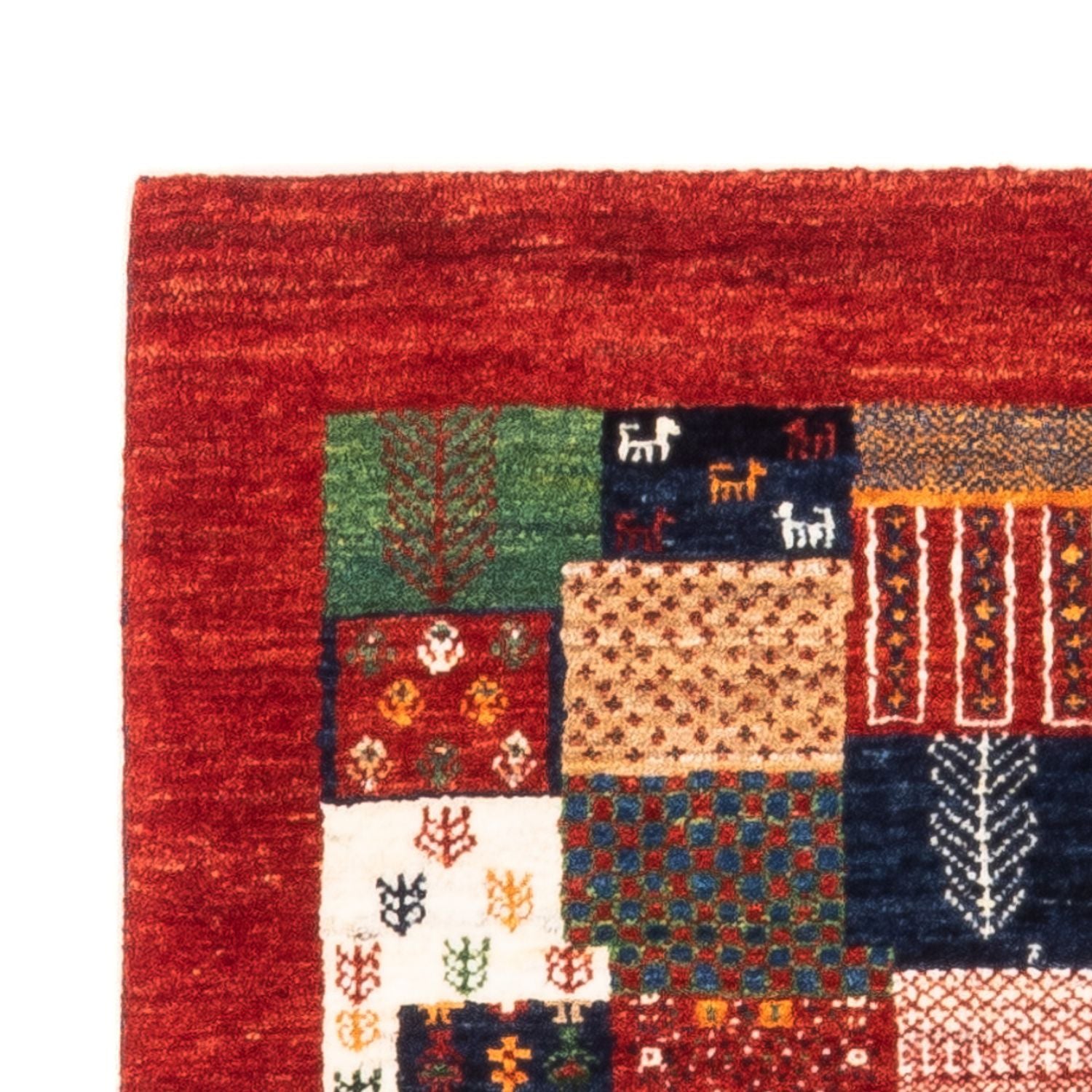 Tapis Gabbeh - Loribaft Persan - Royal - 128 x 80 cm - multicolore