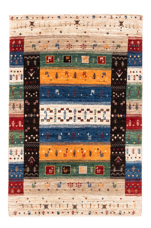 Tapis Gabbeh - Loribaft Persan - Royal - 124 x 83 cm - multicolore