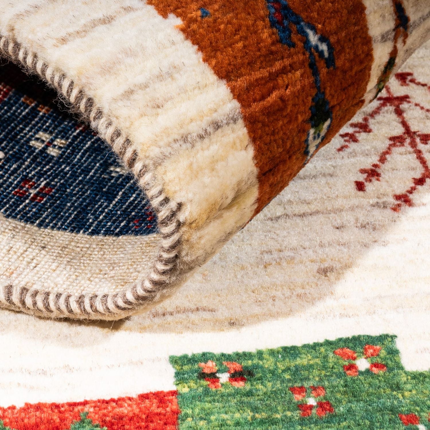 Tapis Gabbeh - Loribaft Persan - Royal - 135 x 83 cm - multicolore