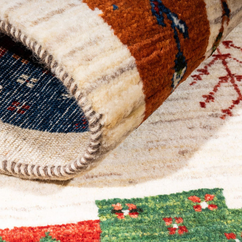 Tapis Gabbeh - Loribaft Persan - Royal - 135 x 83 cm - multicolore