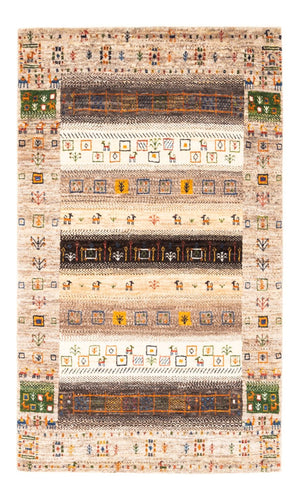 Tapis Gabbeh - Loribaft Persan - Royal - 135 x 87 cm - multicolore