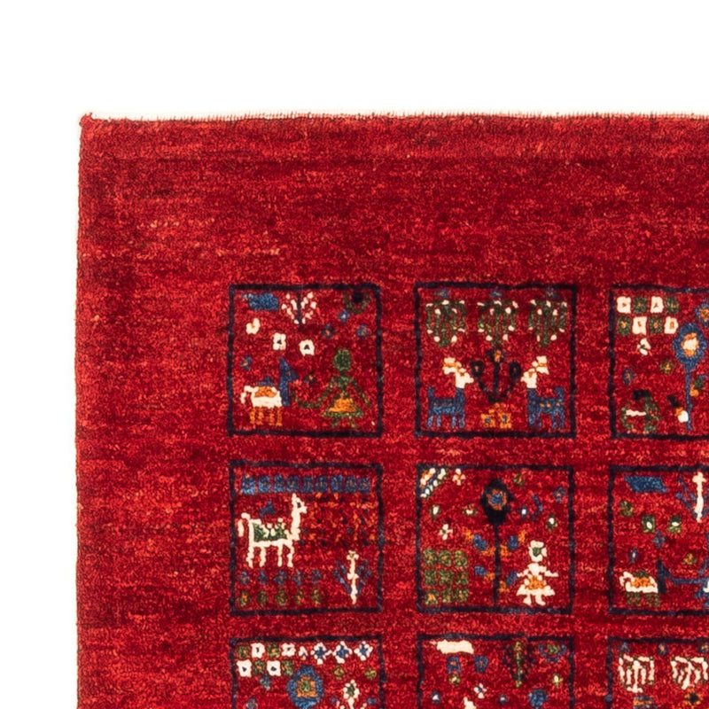 Tapis Gabbeh - Loribaft Persan - Royal - 124 x 82 cm - multicolore