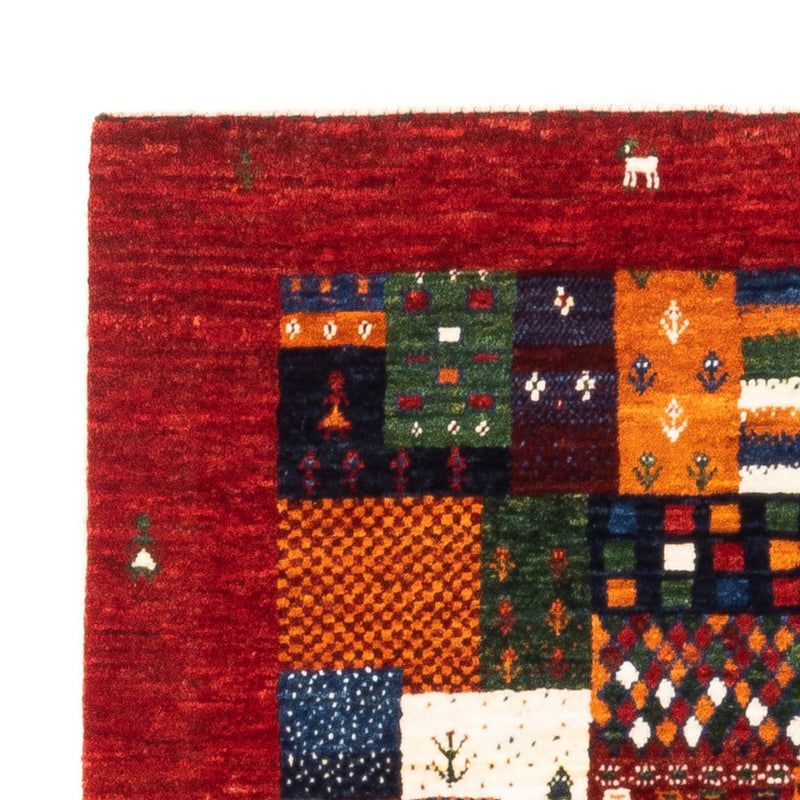 Tapis Gabbeh - Loribaft Persan - Royal - 125 x 93 cm - multicolore