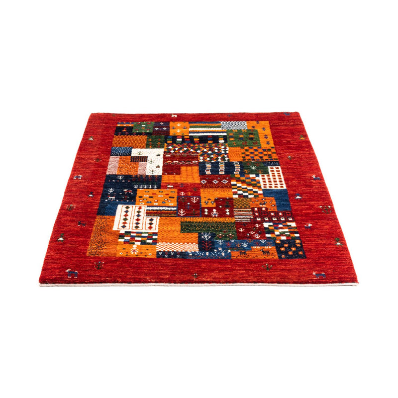 Tapis Gabbeh - Loribaft Persan - Royal - 125 x 93 cm - multicolore