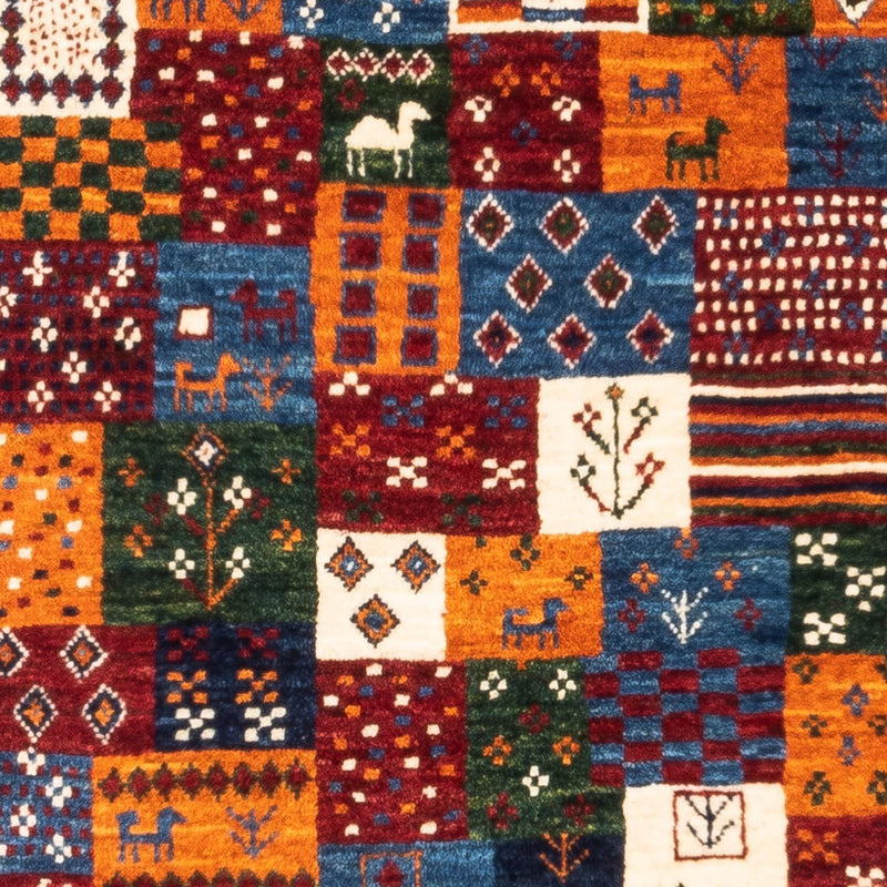 Tapis Gabbeh - Loribaft Persan - Royal - 128 x 87 cm - multicolore