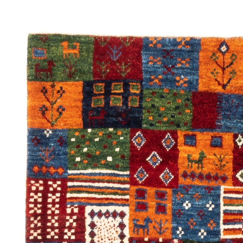 Tapis Gabbeh - Loribaft Persan - Royal - 128 x 87 cm - multicolore