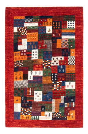 Tapis Gabbeh - Loribaft Persan - Royal - 128 x 85 cm - multicolore