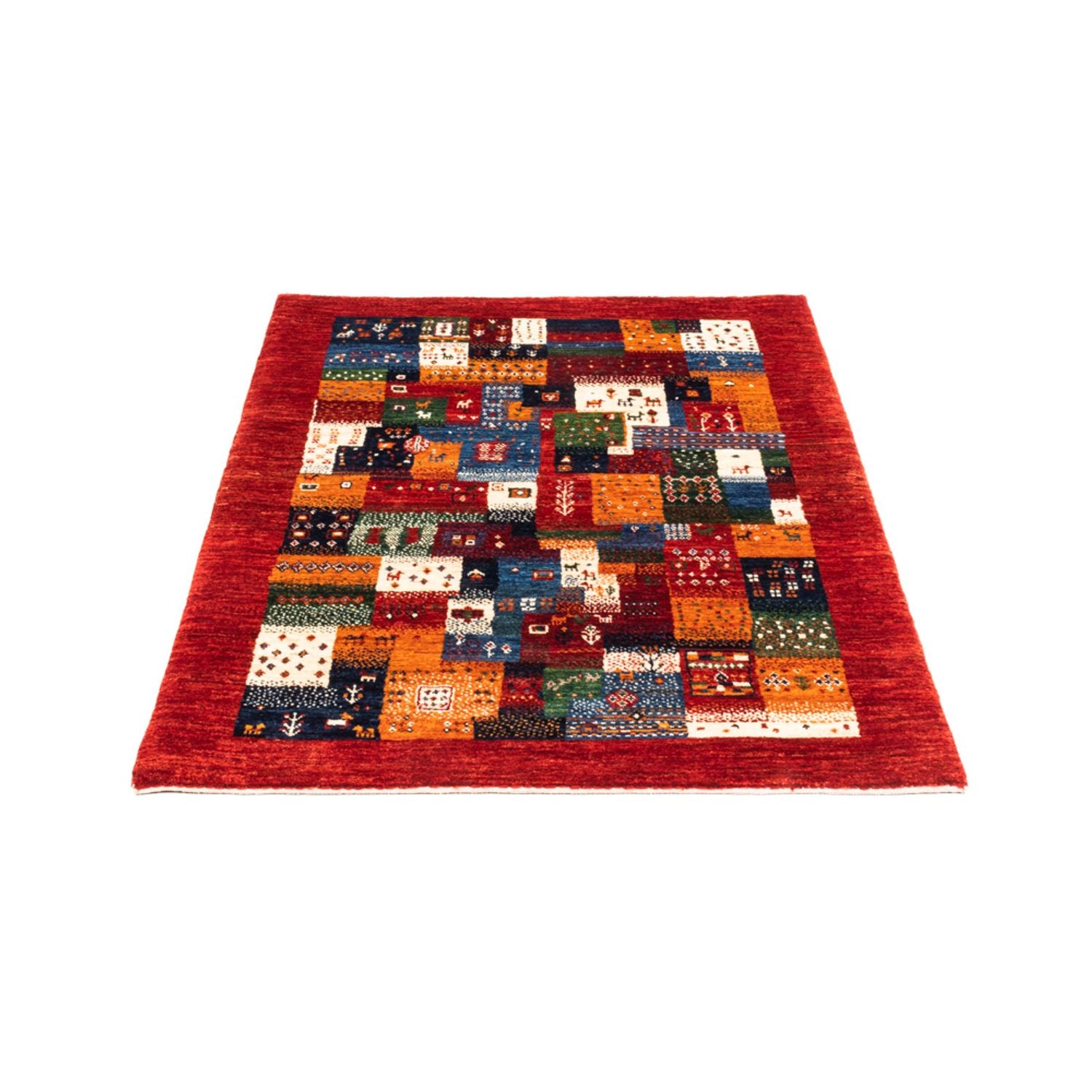 Tapis Gabbeh - Loribaft Persan - Royal - 127 x 84 cm - multicolore