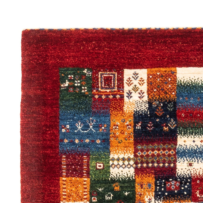 Tapis Gabbeh - Loribaft Persan - Royal - 123 x 89 cm - multicolore
