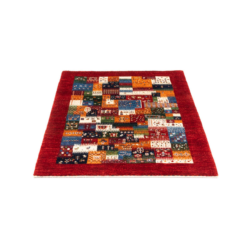Tapis Gabbeh - Loribaft Persan - Royal - 123 x 89 cm - multicolore
