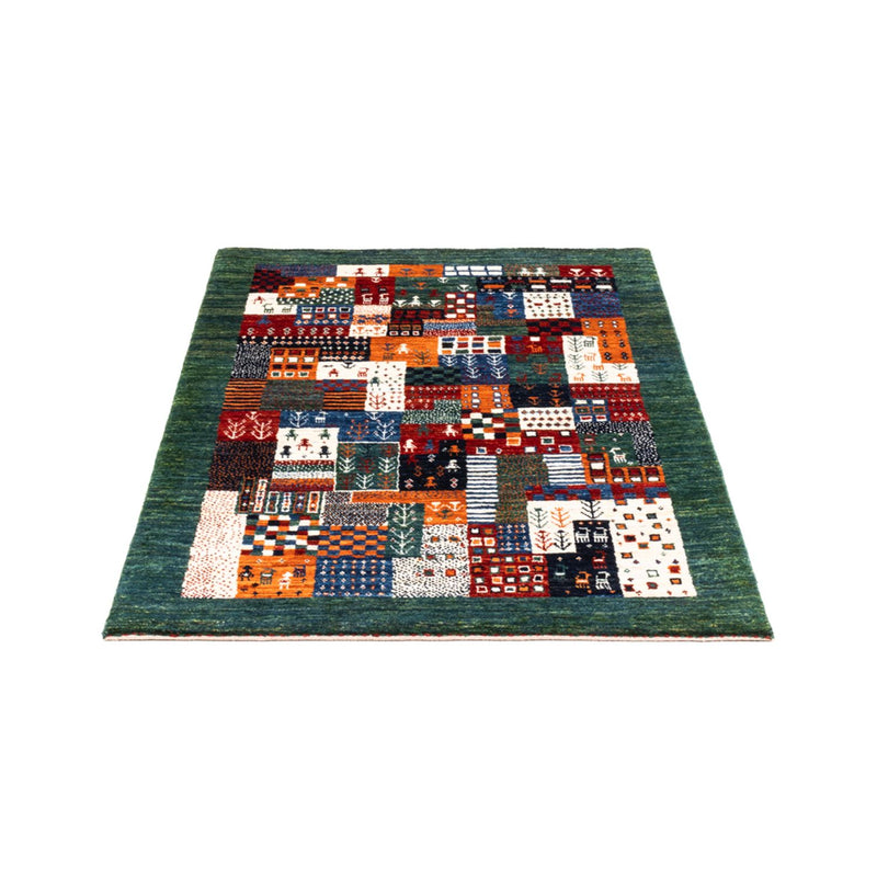 Tapis Gabbeh - Loribaft Persan - Royal - 125 x 83 cm - multicolore