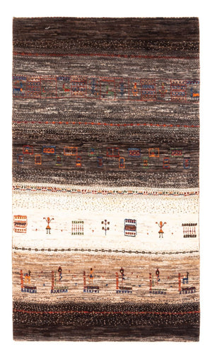 Tapis Gabbeh - Loribaft Persan - Royal - 137 x 85 cm - marron