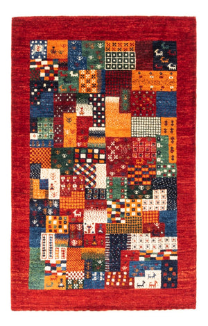 Tapis Gabbeh - Loribaft Persan - Royal - 130 x 86 cm - multicolore