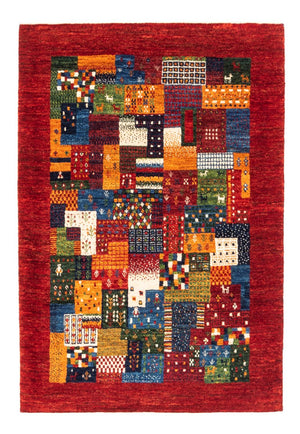 Tapis Gabbeh - Loribaft Persan - Royal - 120 x 87 cm - multicolore