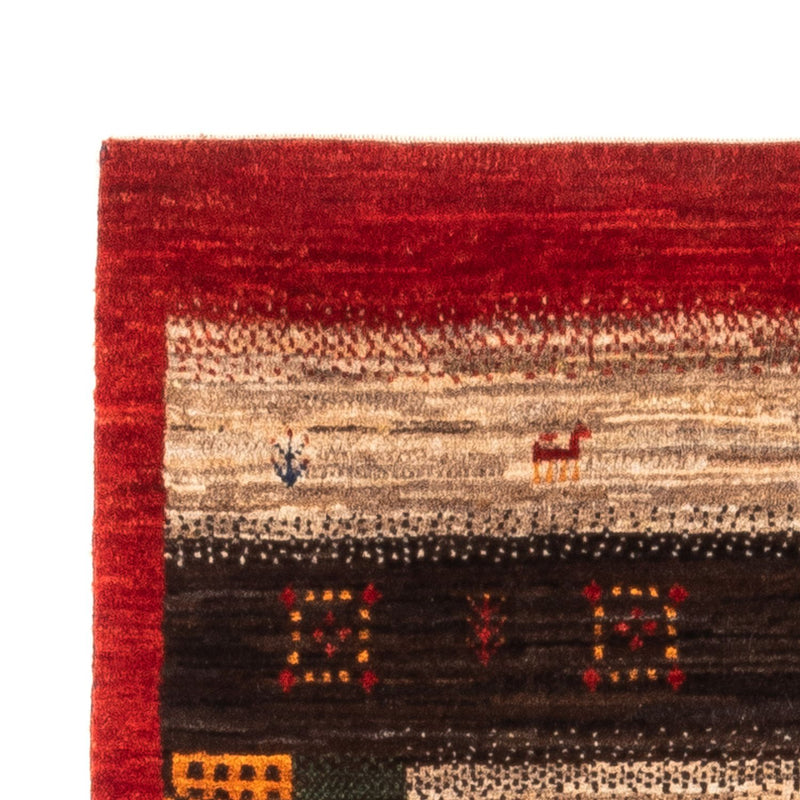 Tapis Gabbeh - Loribaft Persan - Royal - 140 x 86 cm - multicolore