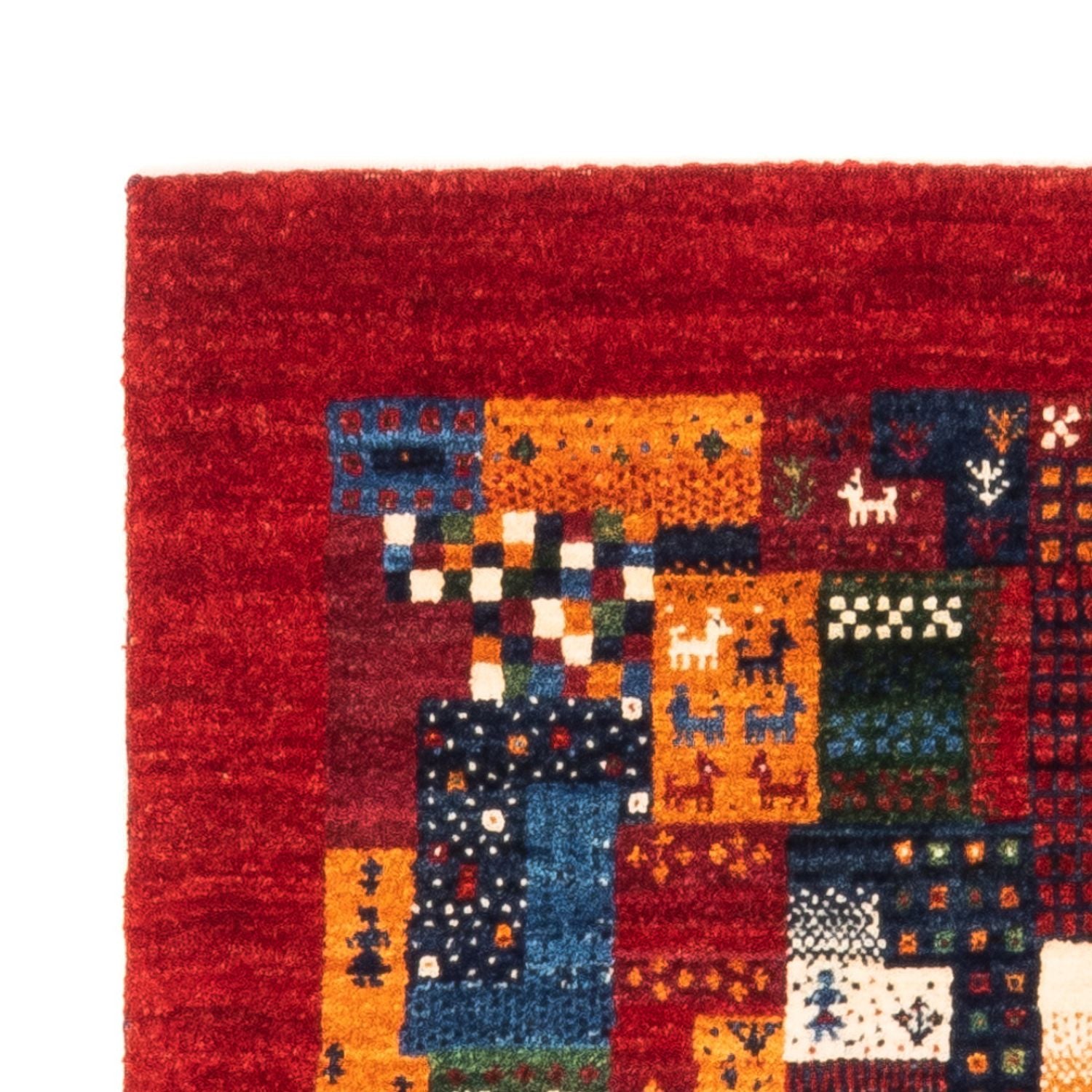 Tapis Gabbeh - Loribaft Persan - Royal - 130 x 83 cm - multicolore