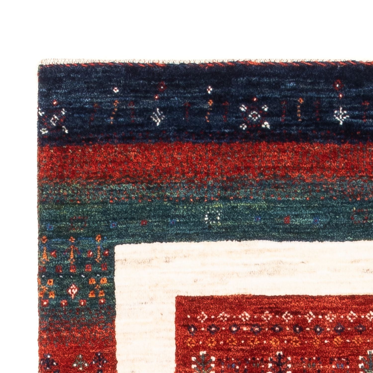 Tapis Gabbeh - Loribaft Persan - Royal - 140 x 84 cm - multicolore