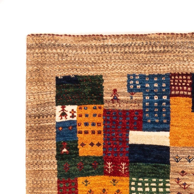 Tapis Gabbeh - Loribaft Persan - Royal - 123 x 82 cm - multicolore