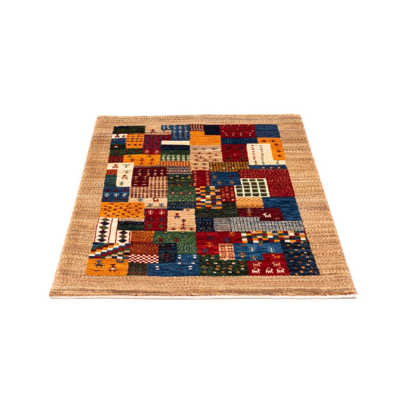 Tapis Gabbeh - Loribaft Persan - Royal - 123 x 82 cm - multicolore