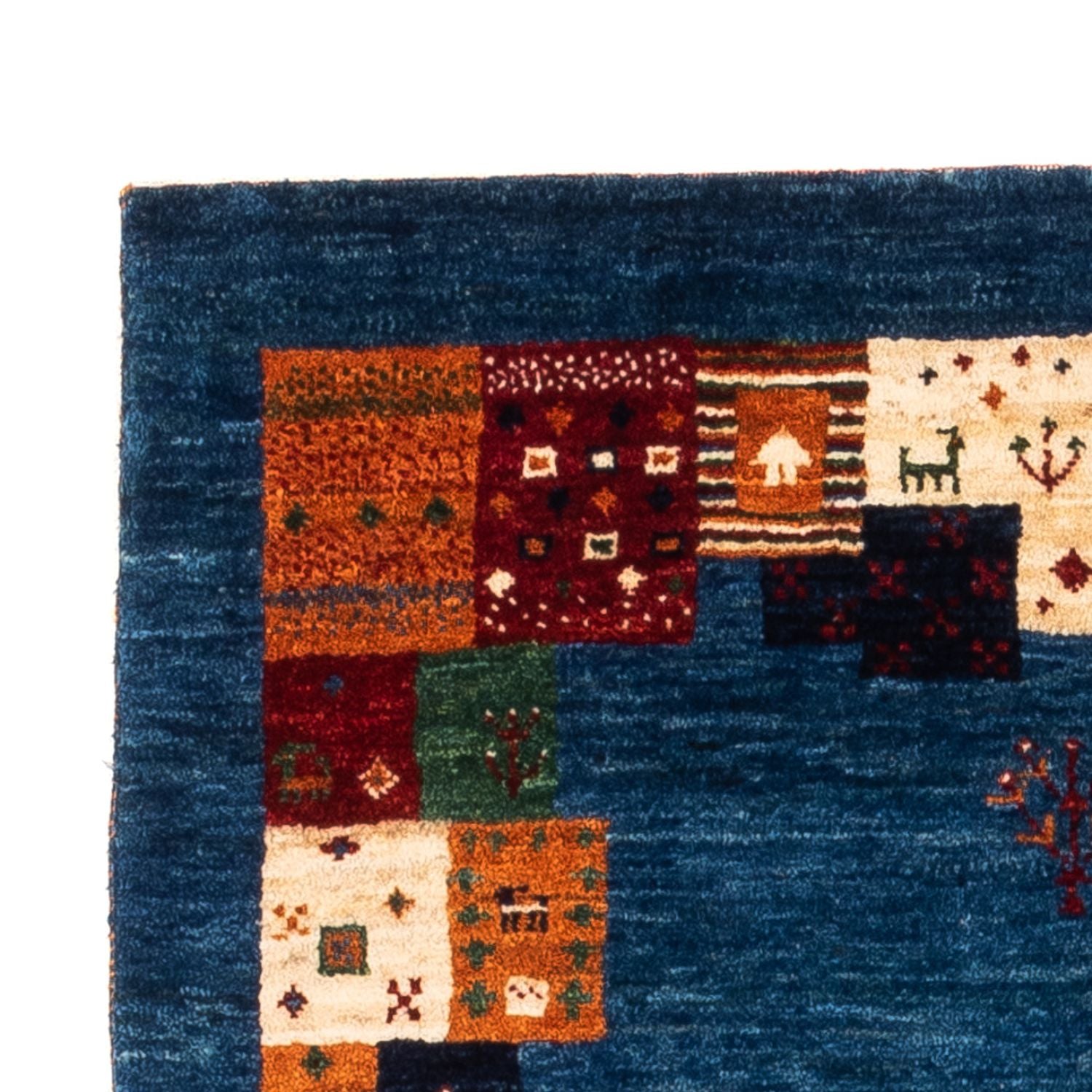 Tapis Gabbeh - Loribaft Persan - Royal - 128 x 83 cm - multicolore