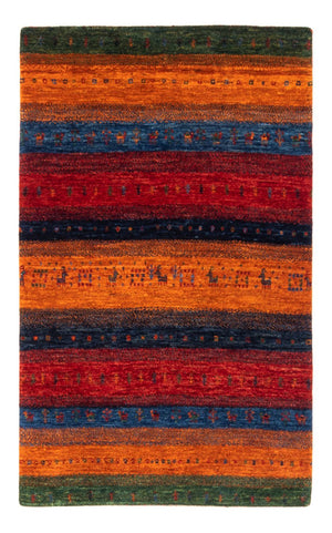 Tapis Gabbeh - Loribaft Persan - Royal - 137 x 86 cm - multicolore
