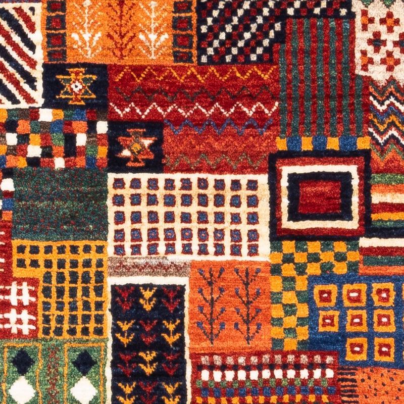 Tapis Gabbeh - Loribaft Persan - Royal - 123 x 84 cm - multicolore