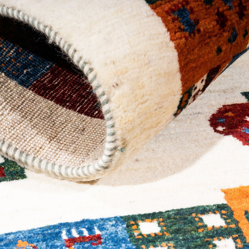 Tapis Gabbeh - Loribaft Persan - Royal - 128 x 80 cm - multicolore