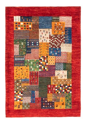 Tapis Gabbeh - Loribaft Persan - Royal - 126 x 86 cm - multicolore