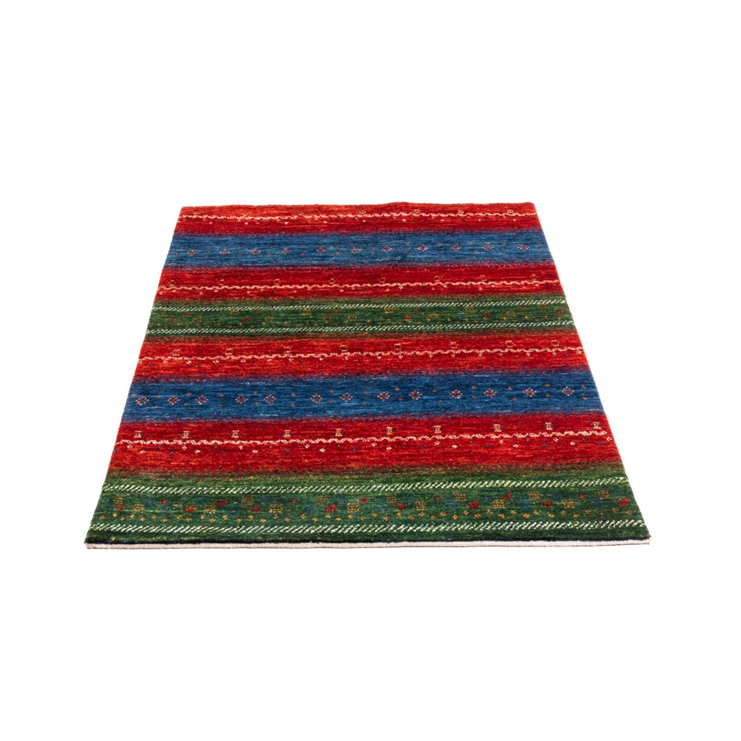 Gabbeh Teppich - Loribaft Perser - Royal - 140 x 85 cm - mehrfarbig
