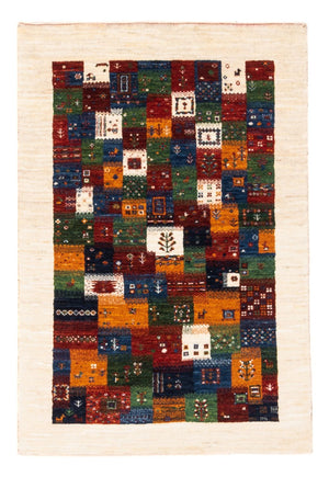 Tapis Gabbeh - Loribaft Persan - Royal - 125 x 83 cm - multicolore