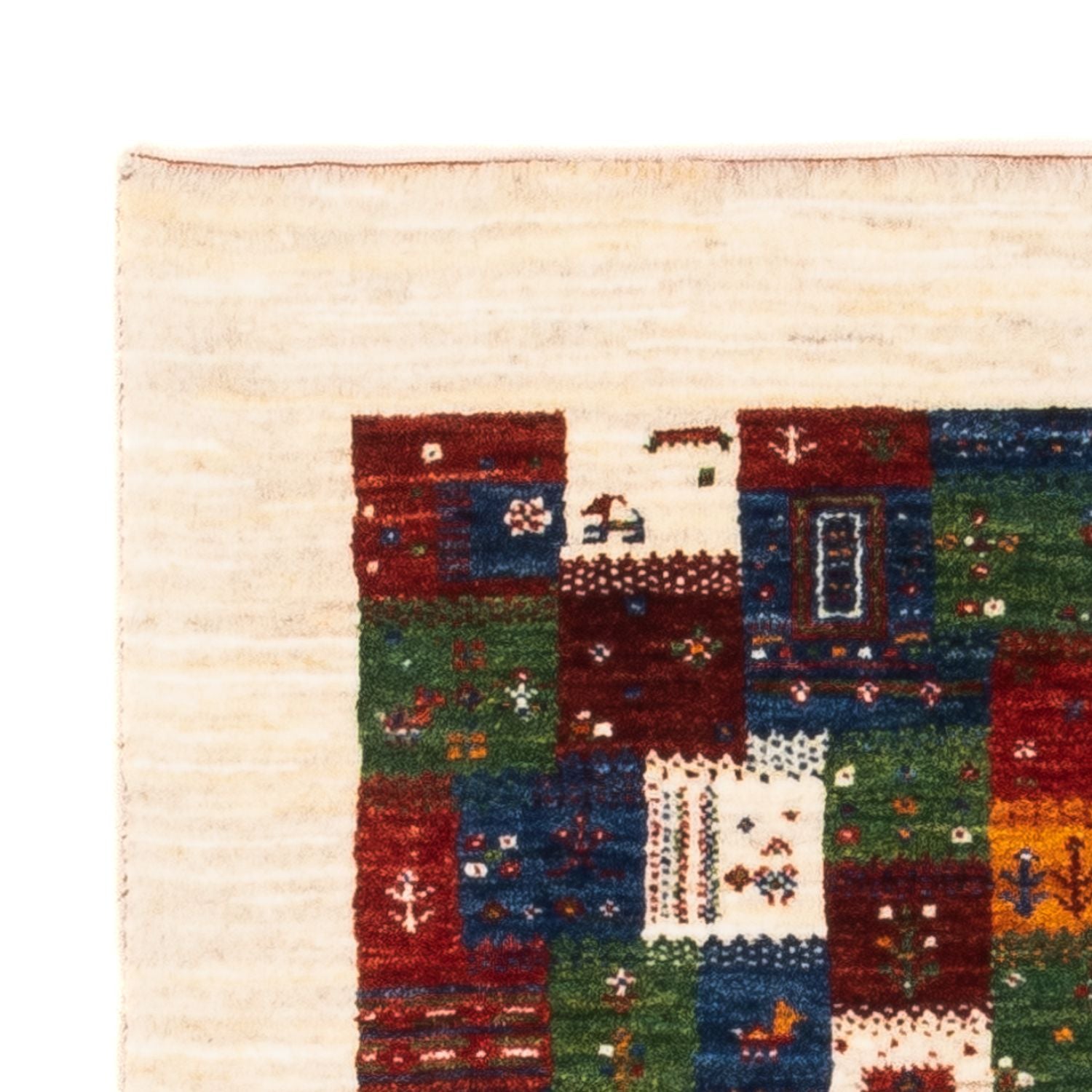 Tapis Gabbeh - Loribaft Persan - Royal - 125 x 83 cm - multicolore
