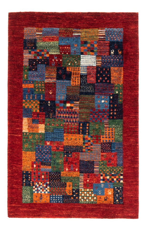 Tapis Gabbeh - Loribaft Persan - Royal - 133 x 87 cm - multicolore