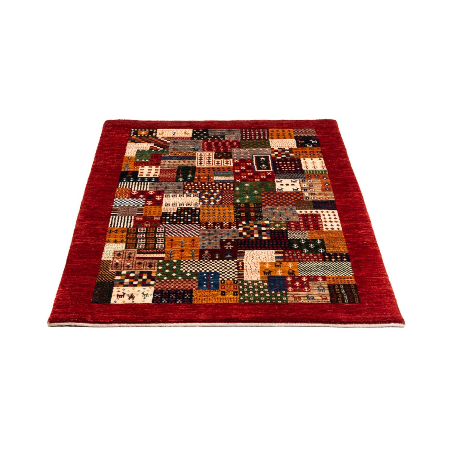 Tapis Gabbeh - Loribaft Persan - Royal - 145 x 90 cm - multicolore