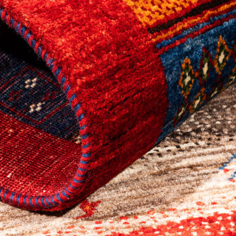 Tapis Gabbeh - Loribaft Persan - Royal - 147 x 86 cm - multicolore