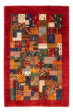 Tapis Gabbeh - Loribaft Persan - Royal - 134 x 90 cm - multicolore