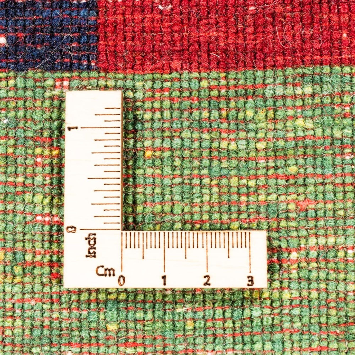 Tapis Gabbeh - Loribaft Persan - Royal carré  - 129 x 120 cm - multicolore