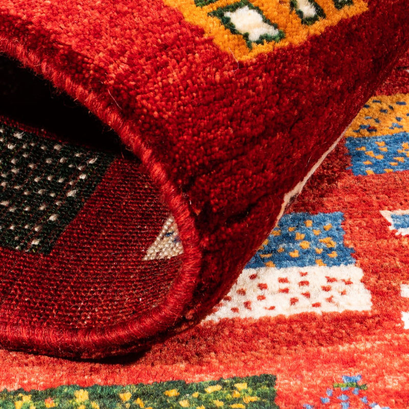 Tapis Gabbeh - Loribaft Persan - Royal - 126 x 84 cm - multicolore
