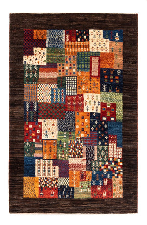 Tapis Gabbeh - Loribaft Persan - Royal - 128 x 86 cm - multicolore