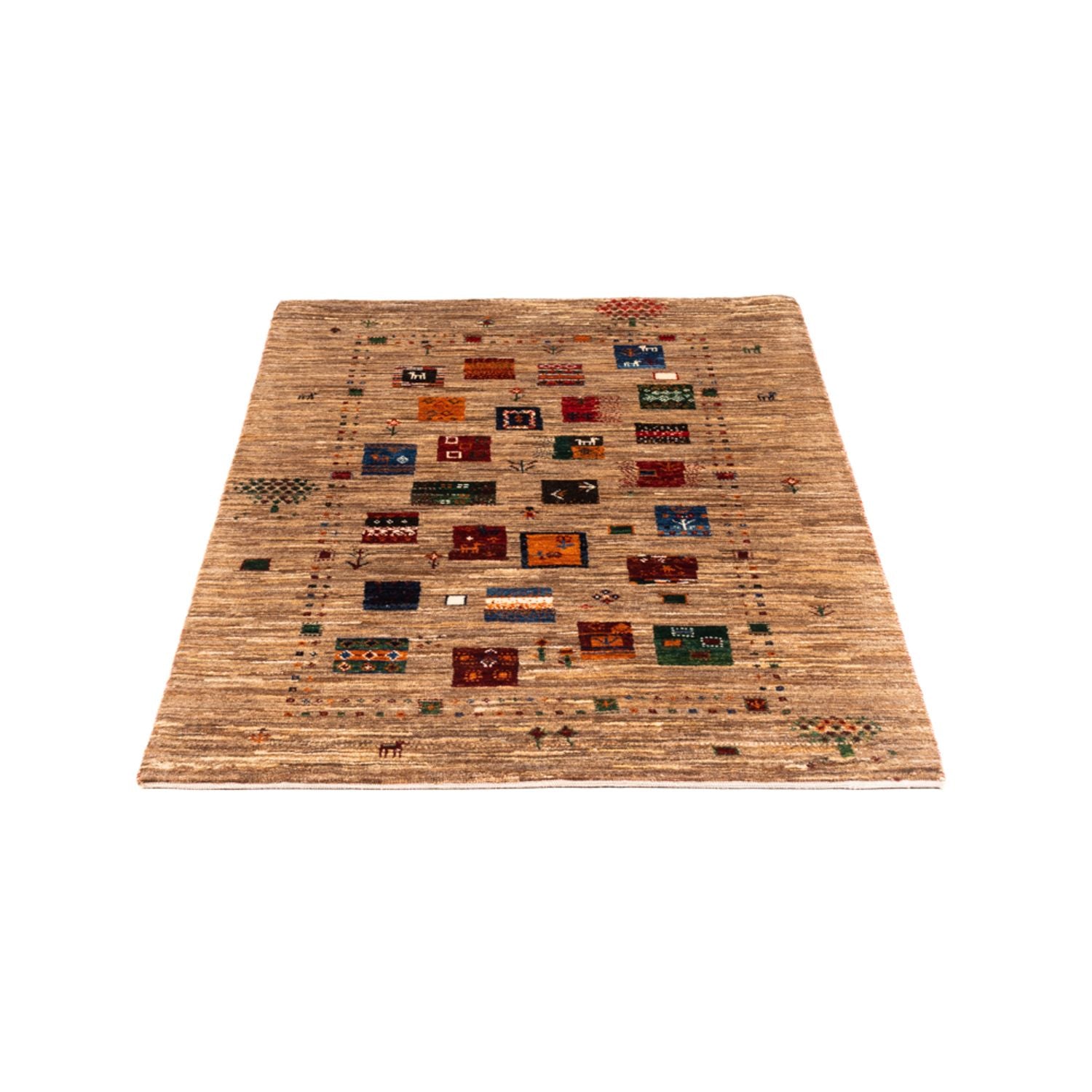Tapis Gabbeh - Loribaft Persan - Royal - 135 x 84 cm - multicolore